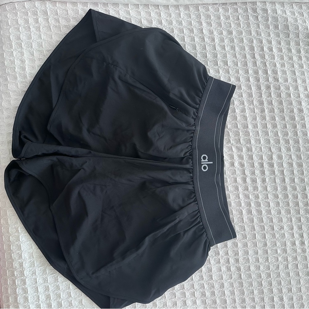 ALO Yoga Black Matchpoint Women's Shorts